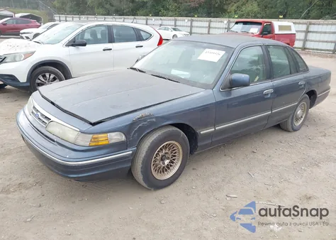1997 Ford Crown Victoria Lx from USA, damaged, VIN 2FALP74W1VX177655